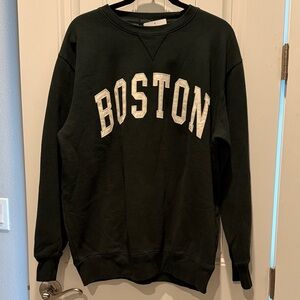 John Galt Dark Green Sweatshirt Size Large X-Large New with tags Brandy Melville
